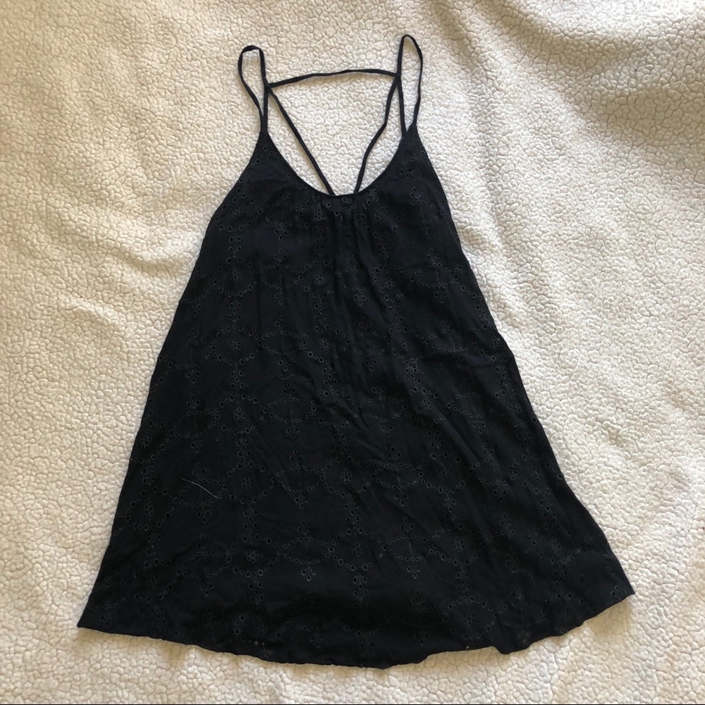 ASTR | Black Textured Mini Dress